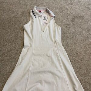 Wilson White Sleeveless Polo tennis Dress
